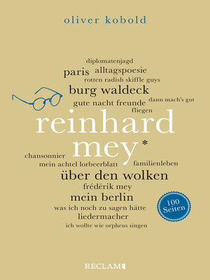 cover image of Reinhard Mey. 100 Seiten